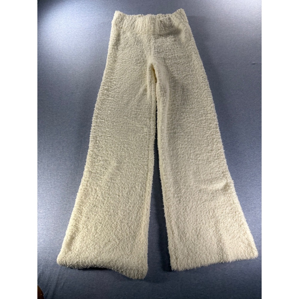 Skims Cozy Knit Pant Bone White Wide Leg Lounge Pants AP-BTM-0142 S/M